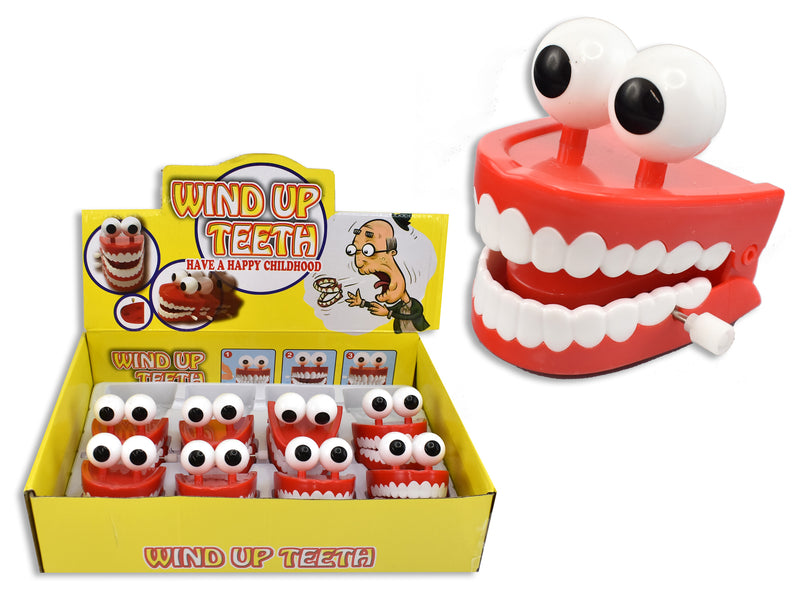 Valentines Wind Up Hopping Teeth