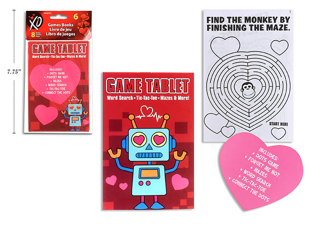 Valentines Activity Games Book