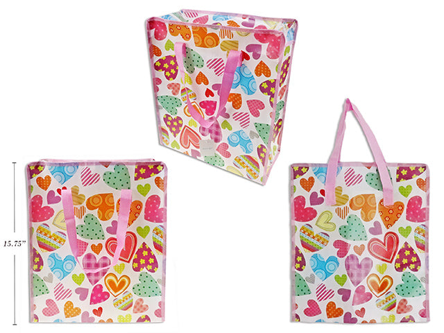 Valentines Coated Non Woven Tote Bag