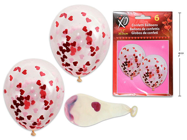 Valentines Confetti Balloons