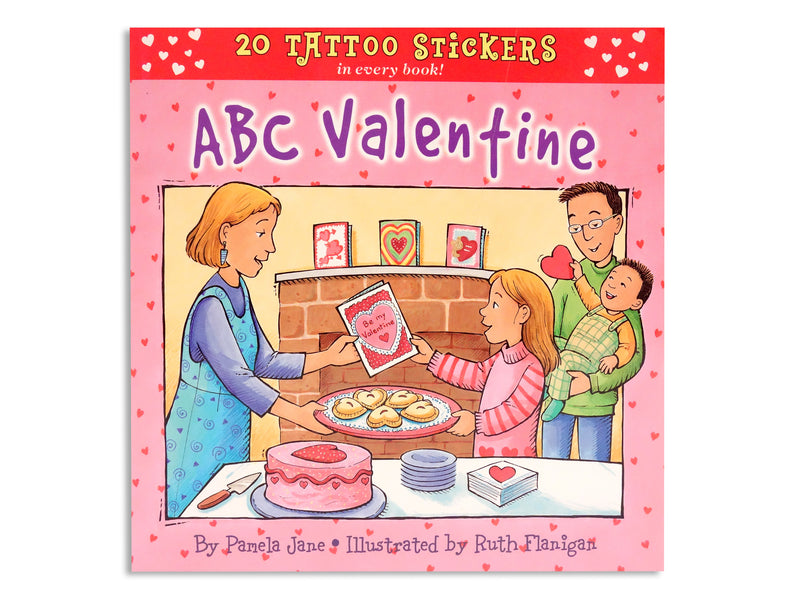 Valentine ABC Book With Stickers And Tattoos