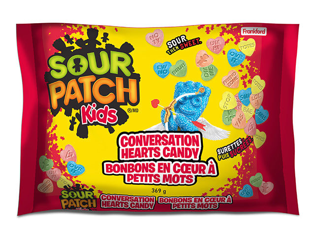 Valentines Sour Patch Kids Conversation Hearts