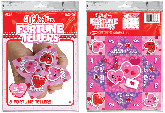 Valentines Diy Fortune Tellers 8 Pack