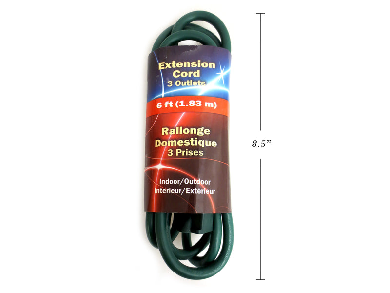 6Ft Indoor/Outside Extension Cord