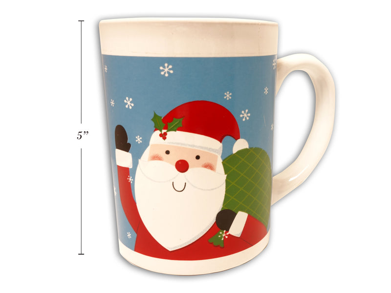 25Oz 5.25In Xmas Printed Mug. 4 Asst.Styles.