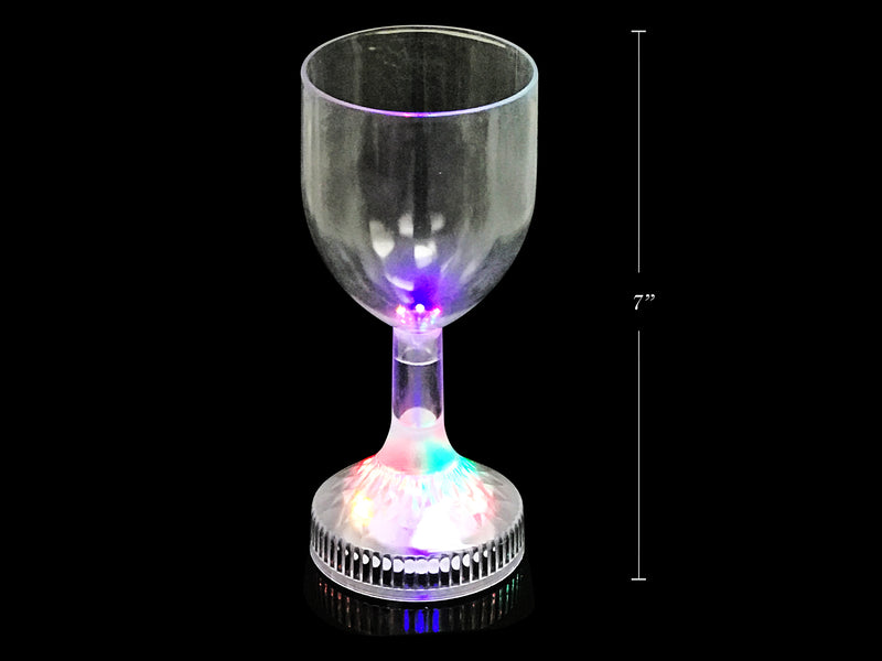 7In B-O Led 3 Functions Light-Up Goblet. 1 X Cr2032 Battery Included.