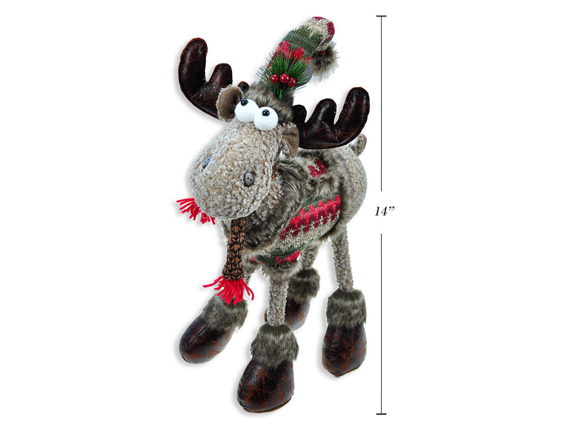 Stand Up Plush Moose