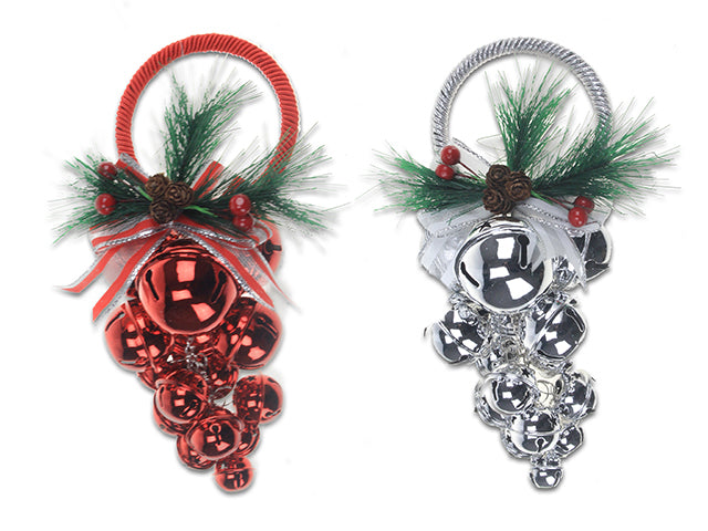 Traditional Electroplated Jingle Bell Door Hanger