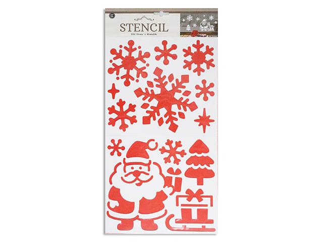 Christmas 2 Section Perforated Stencils