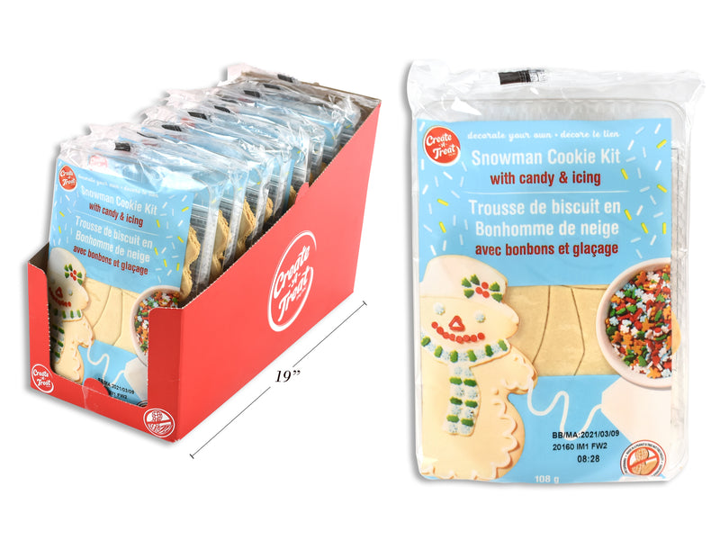 Snowman Cookie Decorating Kit