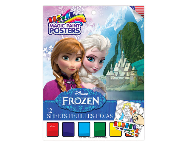 Small Frozen Magic Paint Poster Book