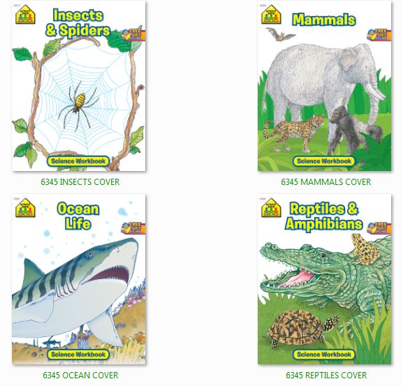 Mammals Science Workbook