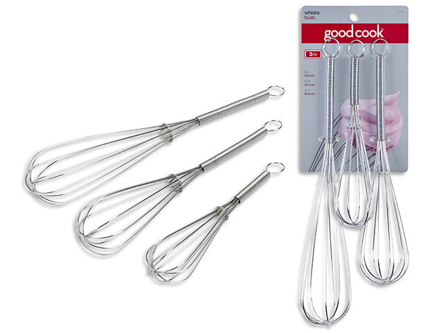 Heavy Duty Whisk Set 3 Pack