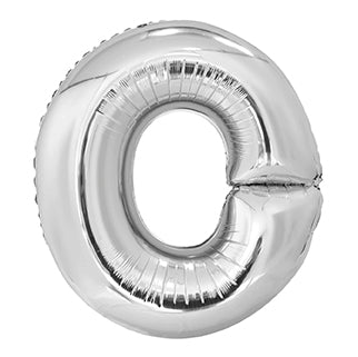 Silver Foil Balloon Letter O