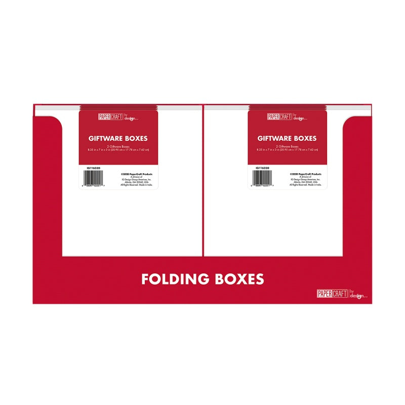 White Giftware Box 2 Pack