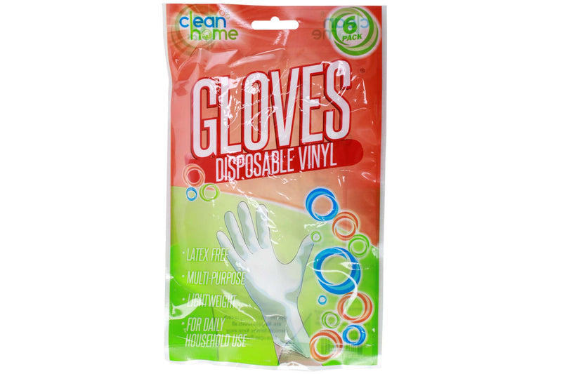 Vinyl Gloves 6 Pack