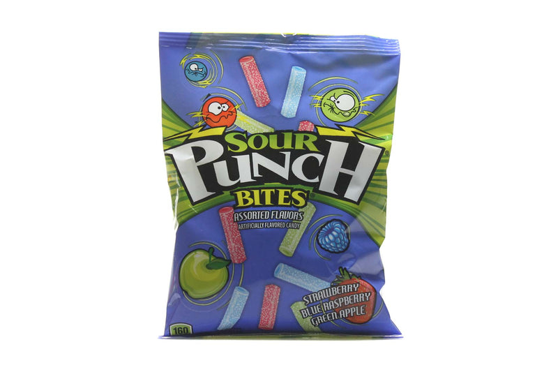 Sour Punch Peg Bites Asst 4 Oz