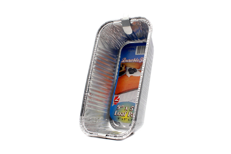 Aluminum Loaf Pan 9X5 2Pk