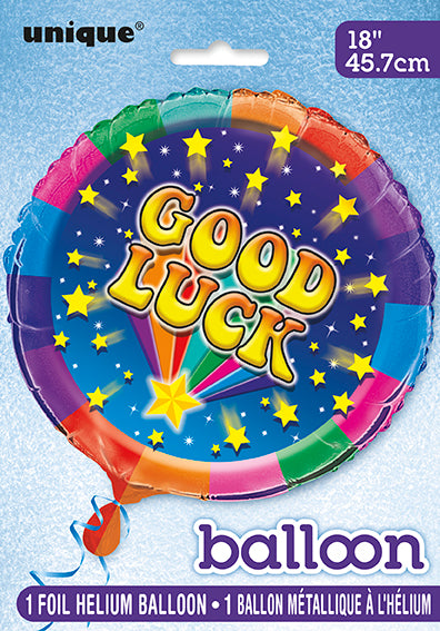 18" Packaged Good Luck Foil Balloon