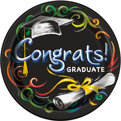 8 Chalkboard Grad 7" Plt