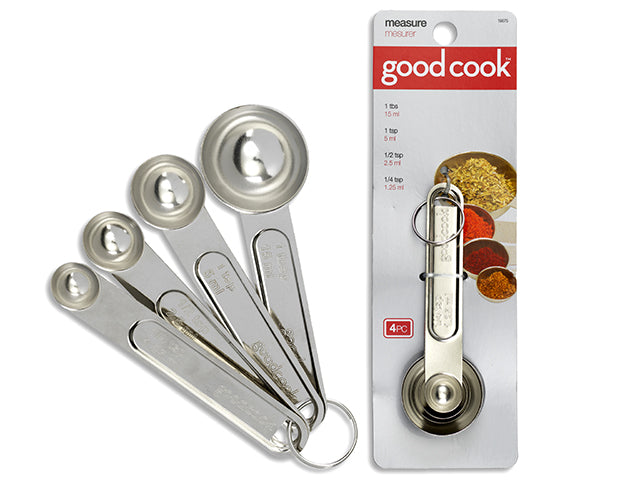 Stainless Steel Measuring Spoon Set 4 Pack