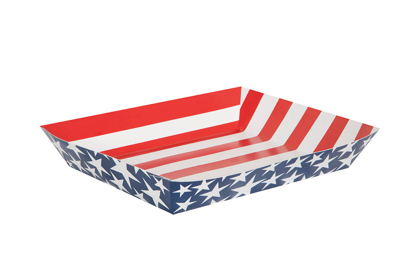 Star Stripe Paper Snack Tray