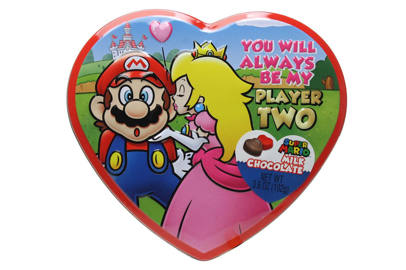 V-Day Super Mario Hrt W/Chocolate