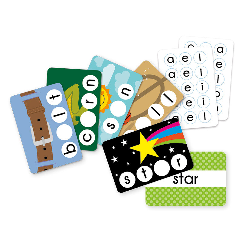 Apple House Missing Vowel Activity Cards