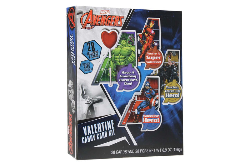 Valentines Avengers Candy Card Kit