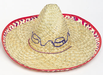 Adult Sombrero With Check Trim