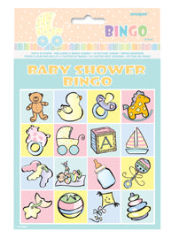 Baby Shower Bingo For 8