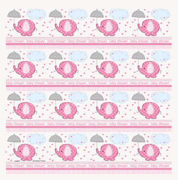 Umbrphants Pink Gift Wrap 30X5