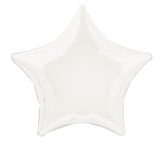 White Star Foil Balloon