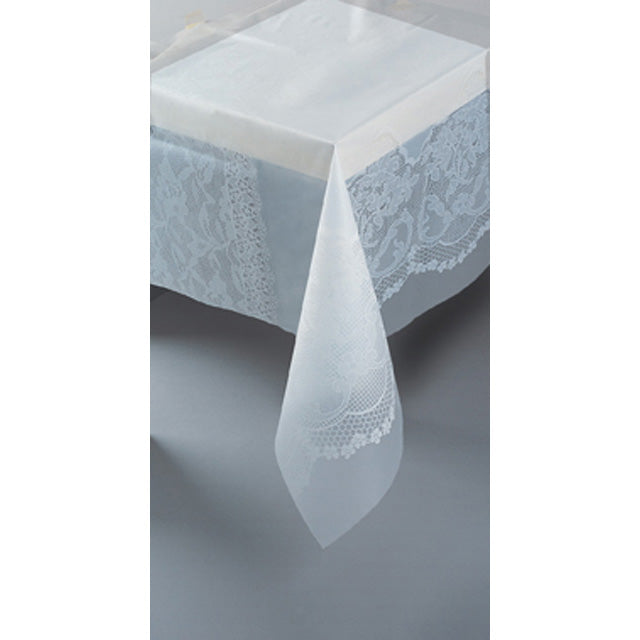 White Lace Basic Table Cover