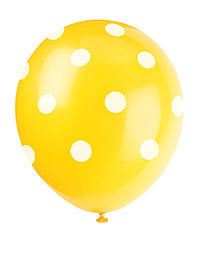 Sunflower Yellow Dots Balloons