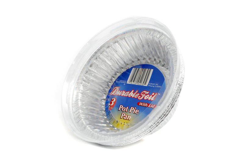 Aluminum Pie Pan W/Lid 3Pk