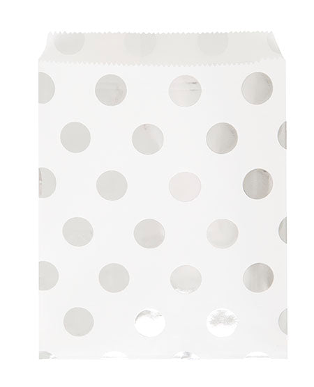 Silver Dot Treat Bag