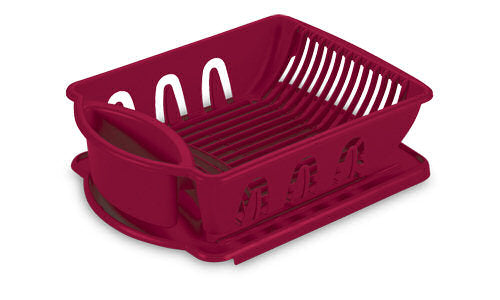 2 PIECE SINK SET - RED