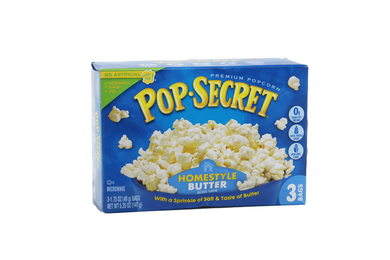 POP SECRET HOMESTYLE 12/3PACK/5.25 OZ