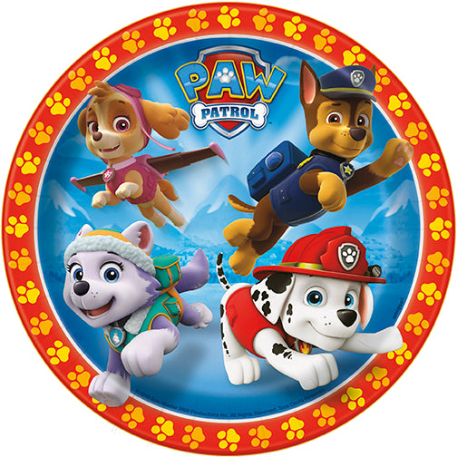 8 Paw Patrol 7" Plt