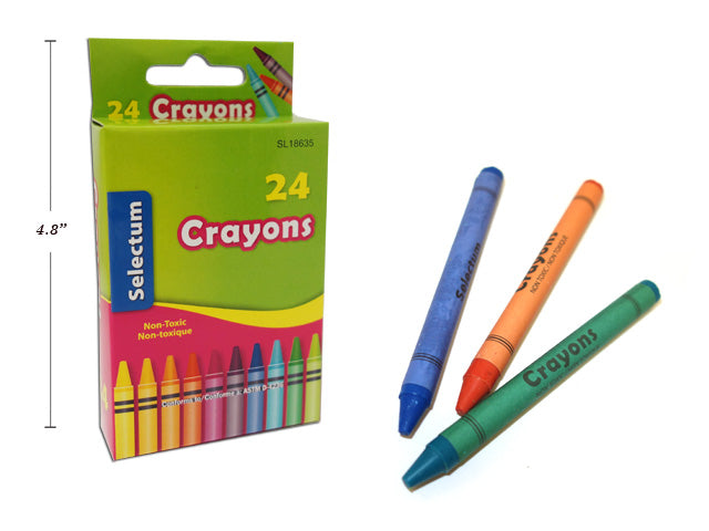 Wax Crayons 24 Pack