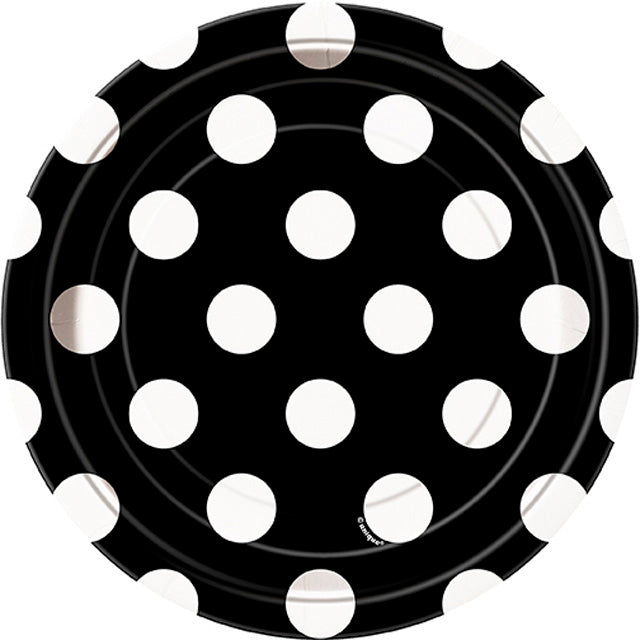 Black Dots Plates Small