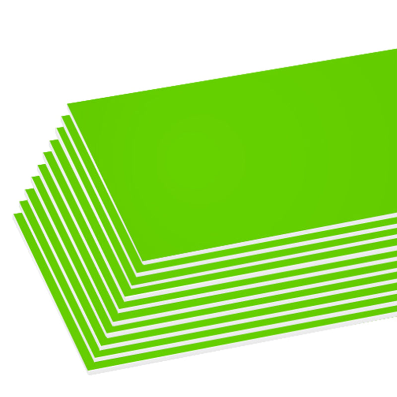 Bazic Flourescent Green Foam Board