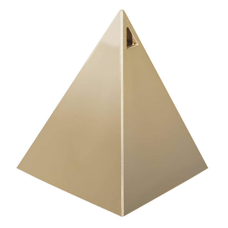 Metallic Gold Pyramid Balloon Weight