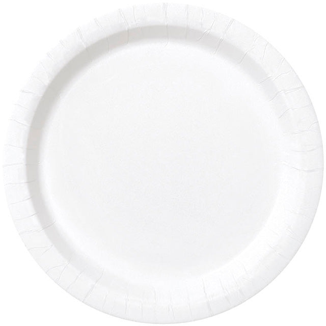 Bright White Plates Large