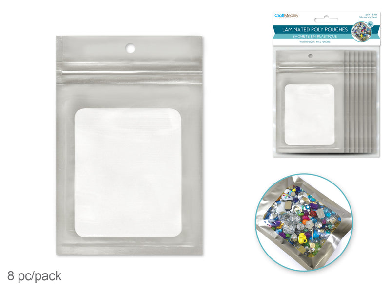 Zip Lock Laminated Poly Pouches