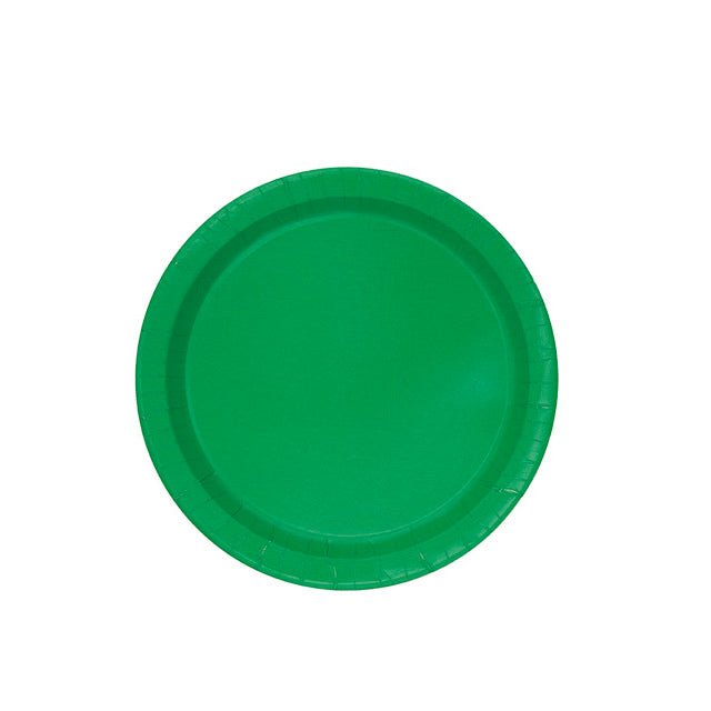 Emerald Green Plates Large
