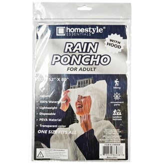 Adult Peva Rain Poncho