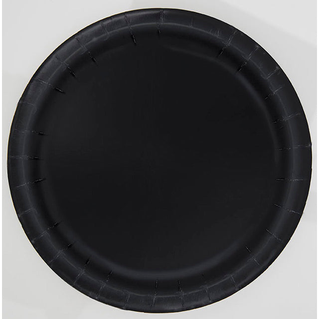 Midnight Black Plates Large