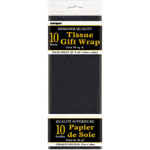 Black Tissue Sheets